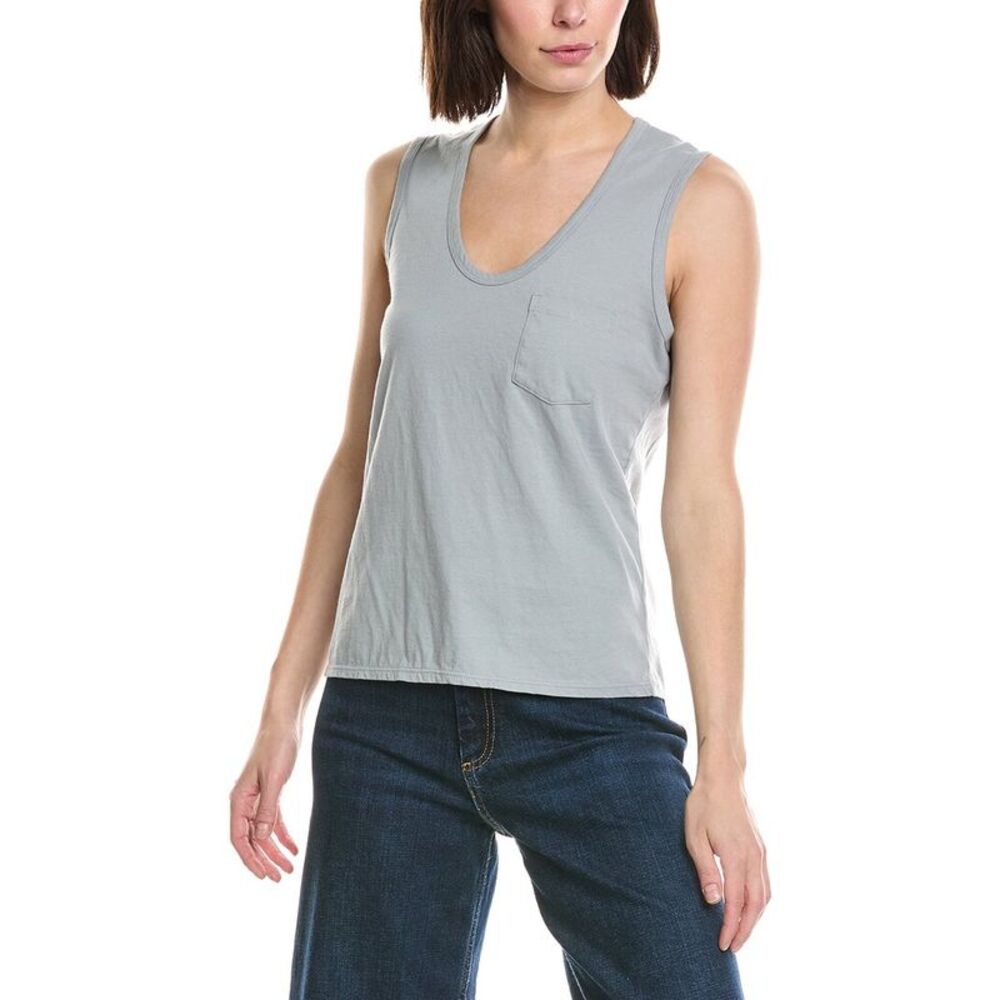 James Perse Womens  Pocket Tank